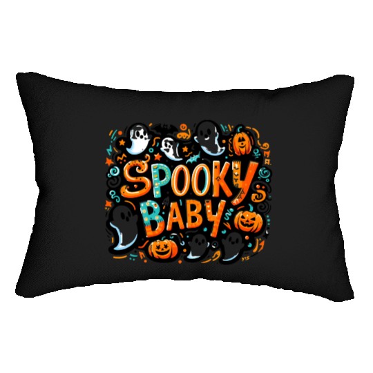 Halloween spooky baby Spooky Mama Lumbar Pillows