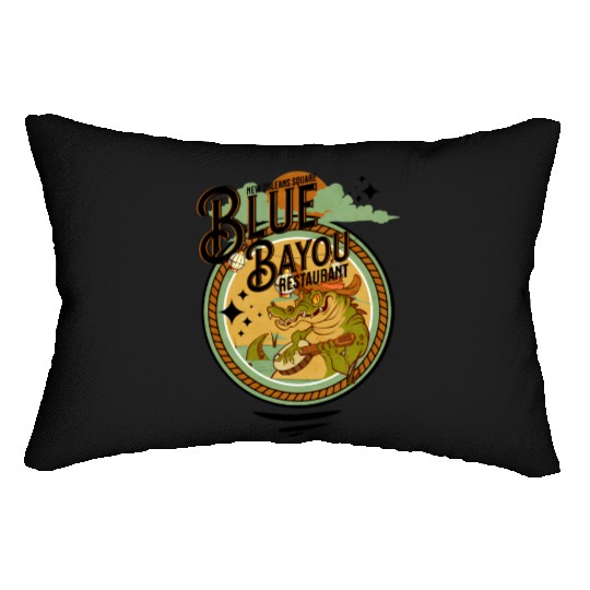 Blue Bayou Restaurant New Orleans Lumbar Pillows