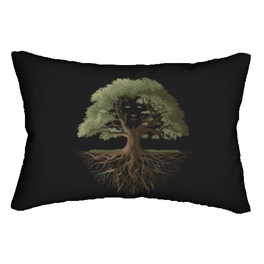 Tree of life for a Nature lover Lumbar Pillows