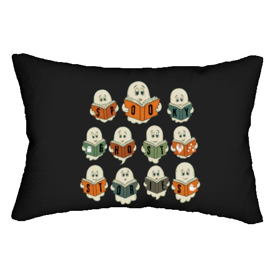 Spooky Stories Book Club - Happy Halloween Lumbar Pillows
