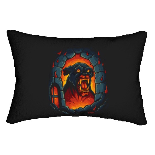 Hellhound: Dog of the Hell Dungeon Lumbar Pillows