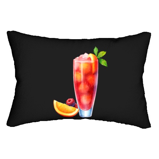 Berry Citrus Cocktail Lumbar Pillows