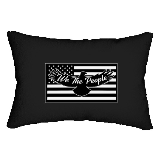 We The People Eagle Flag © LIKE US ON FACEBOOK Lumbar Pillows