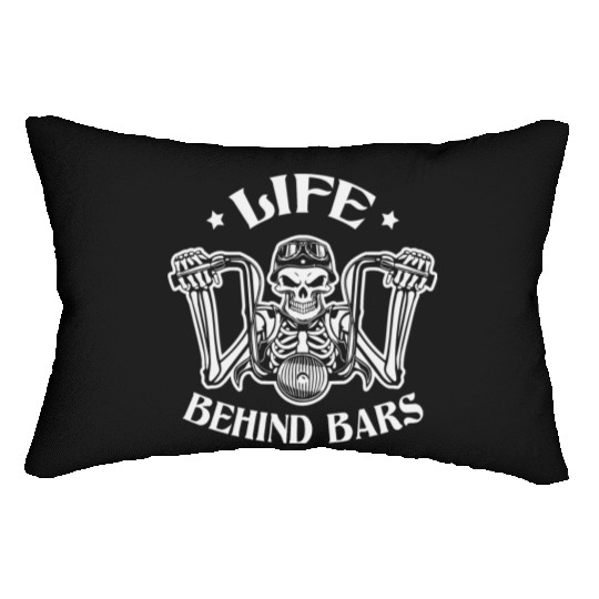 Life Behind Bars Biker LIKE US ON FACEBOOK # Lumbar Pillows