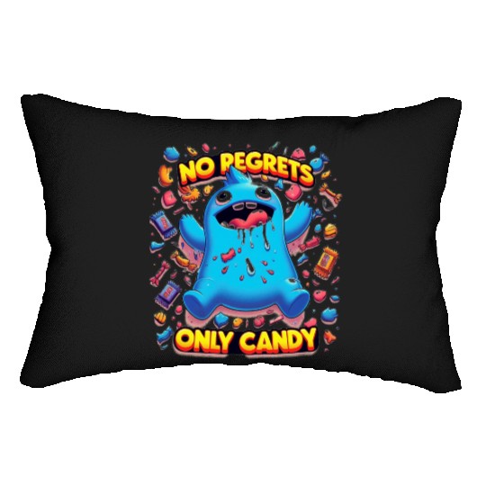No Regrets Only Candy Lumbar Pillows
