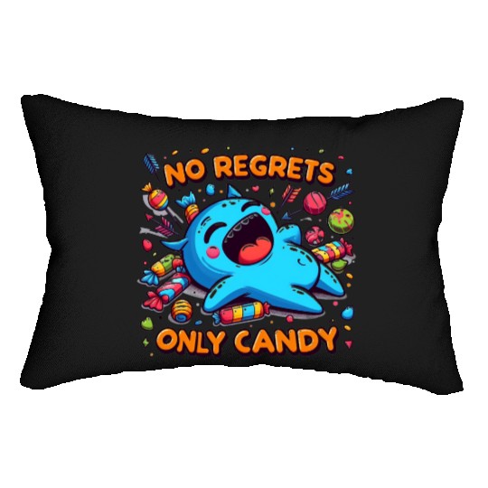 Disneyland No Regrets Only Candy Lumbar Pillows