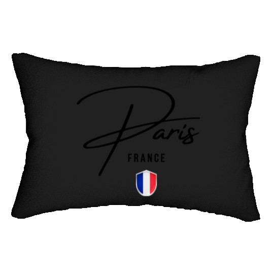 I love Paris, Paris France Lumbar Pillows
