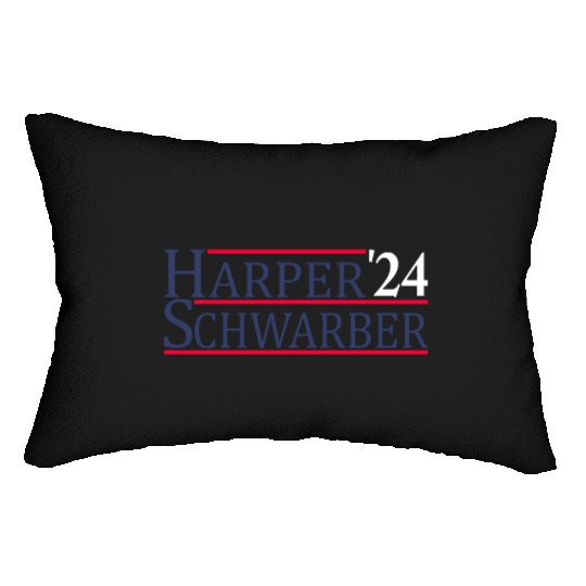 Philadelphia Baseball Harper Schwarber 24 Lumbar Pillows