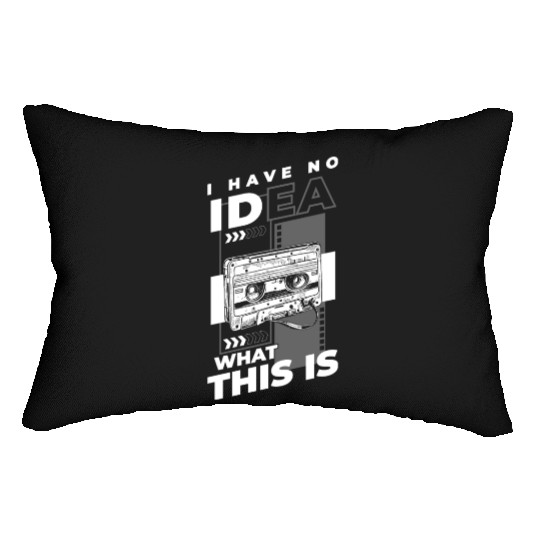 Music Cassette Tape Year Legendary Hits Lumbar Pillows