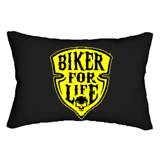 Biker For Life Shield LIKE US ON FACEBOOK # Lumbar Pillows