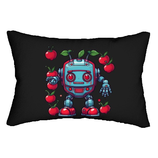 Robot Cherry Lumbar Pillows