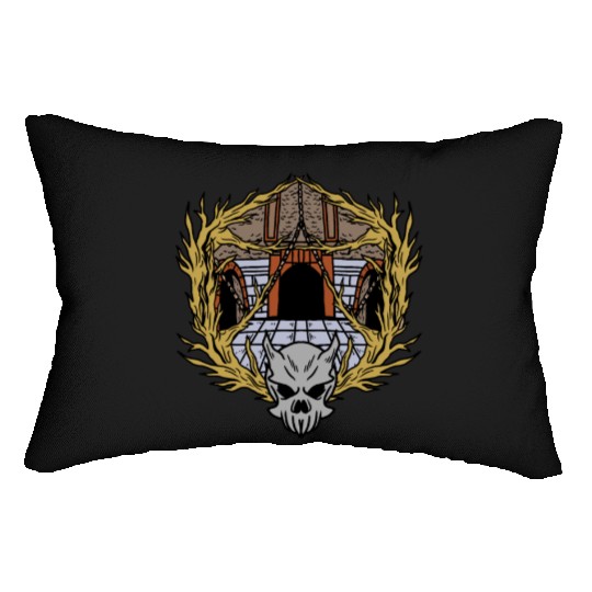 Dungeons Skeleton Magic Dungeon Lumbar Pillows