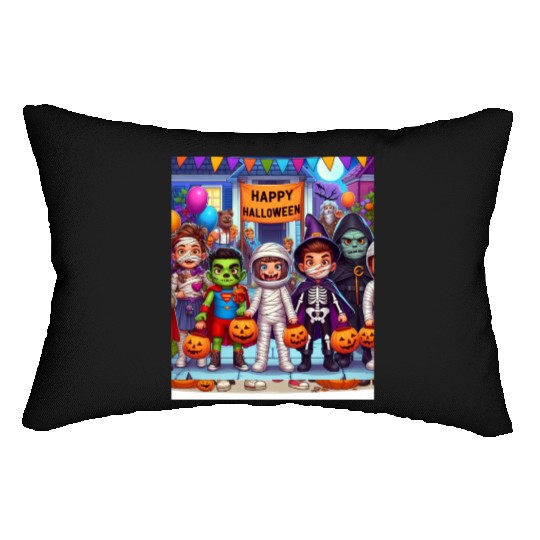 Happy Halloween Lumbar Pillows