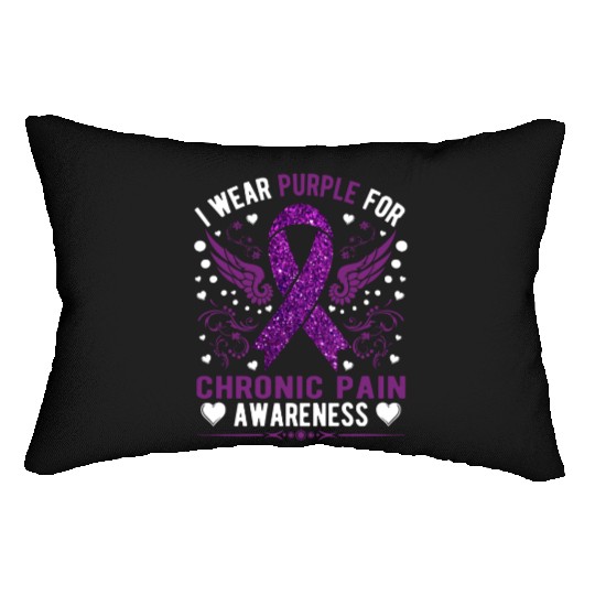 Wellness Collection - Wear Purple for Chronic Pain Lumbar Pillows