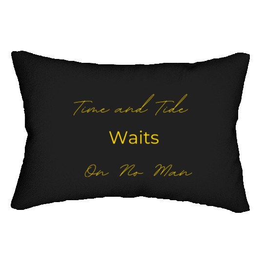Time and Tide Gold Lumbar Pillows