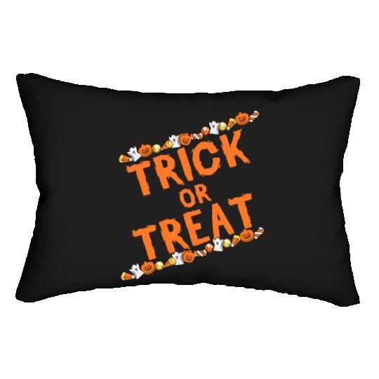 Trick or Treat Tees Lumbar Pillows| halloween