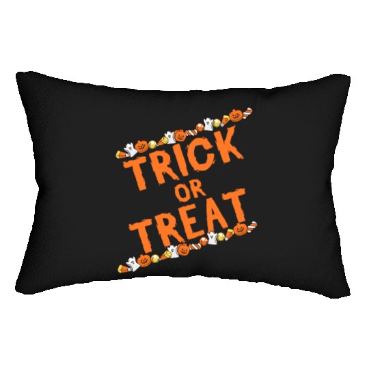 Trick or Treat Tees Lumbar Pillows| halloween