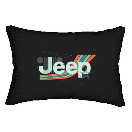 Jeep Painted Angles Design Lumbar Pillows
