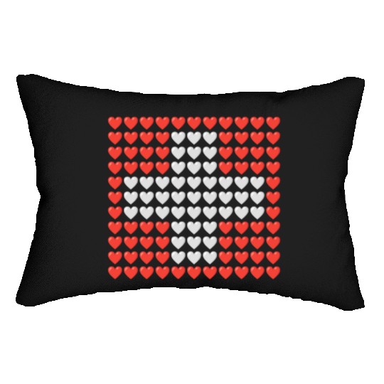 Switzerland HEARTS Flag Lumbar Pillows