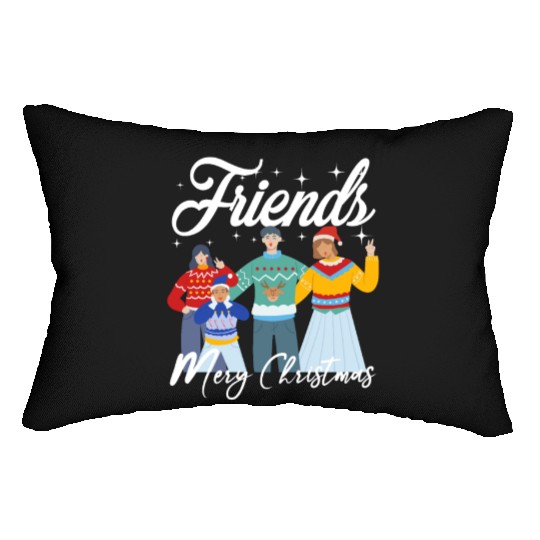 Best Friends Christmas Lumbar Pillows