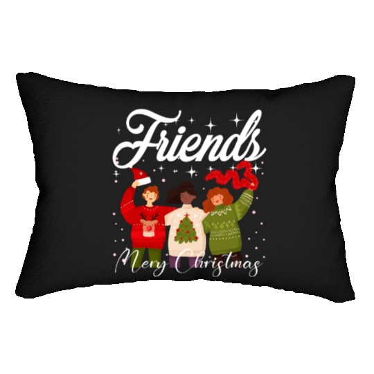 Best Friends Christmas Lumbar Pillows