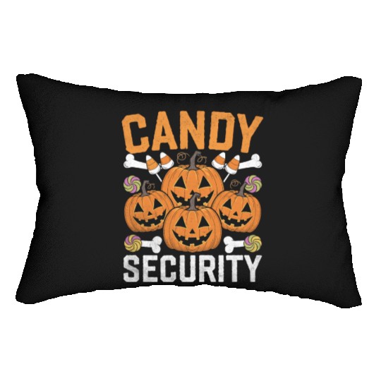 Candy Security Halloween Design Lumbar Pillows