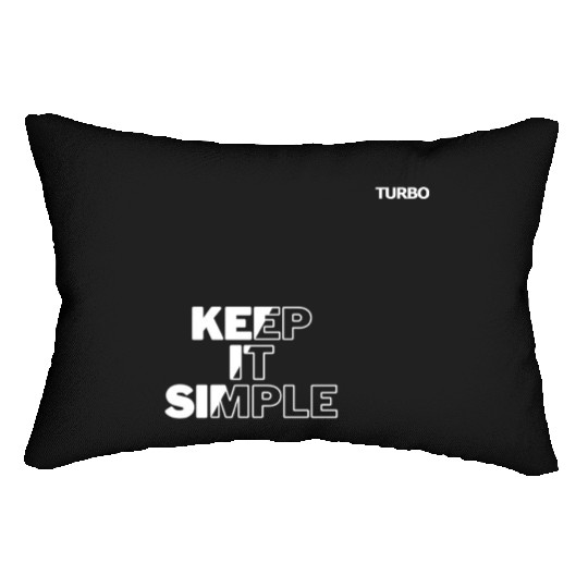 TURBO "KEEP IT SIMPLE" Merch Lumbar Pillows