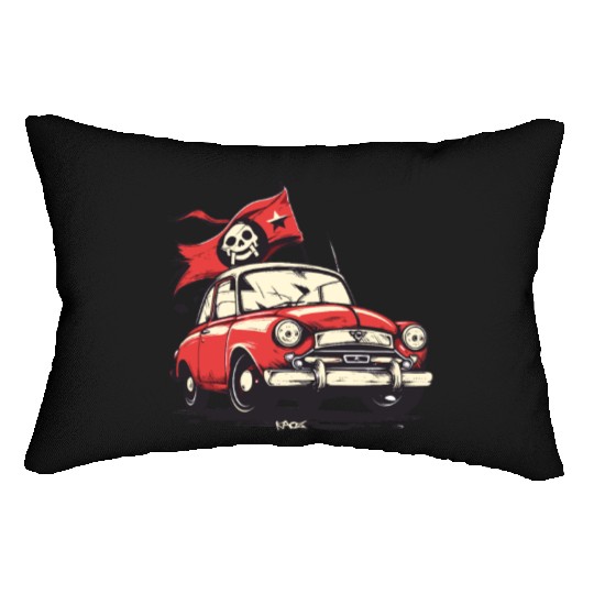 Communist Soviet Pirate Retro Car Lumbar Pillows