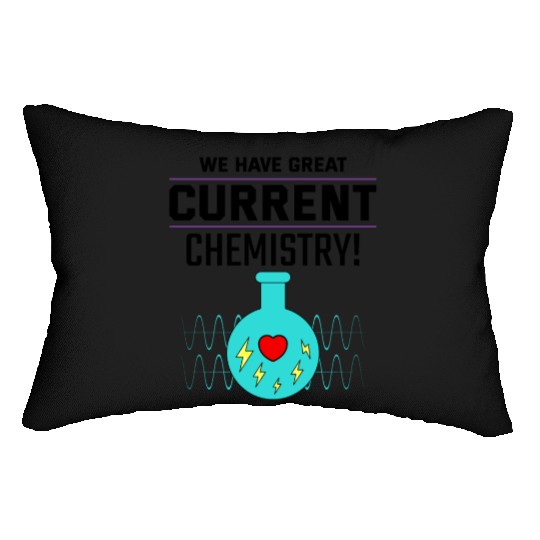 Electrician Valentine: Great Current Chemistry Lumbar Pillows
