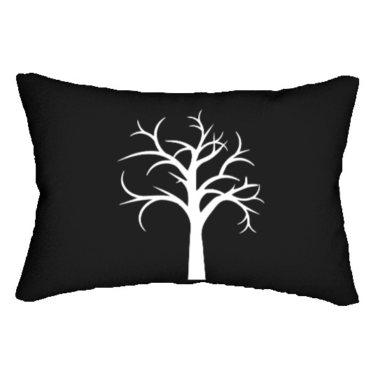 Tree Bare Winter Autumn Forest Tree Silhouette Lumbar Pillows