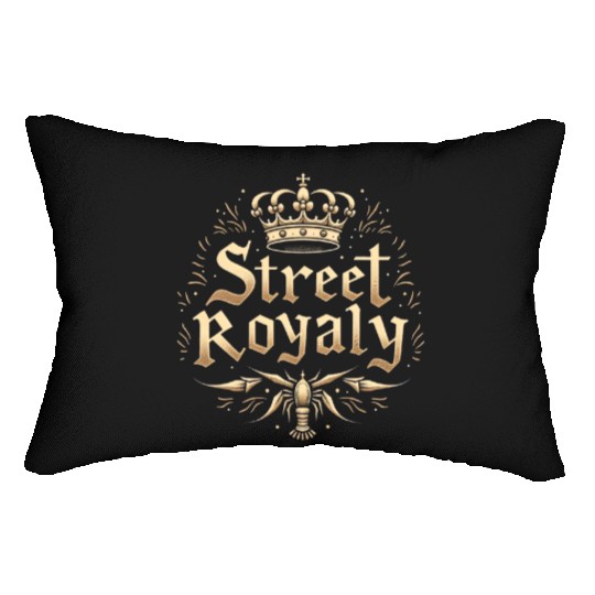Street Royalty Golden Lobster Lumbar Pillows