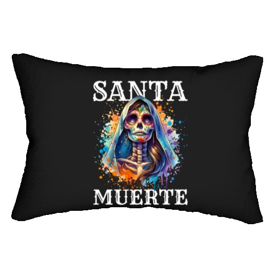 Santa Muerte for Karnival, Halloween and Día de Lumbar Pillows