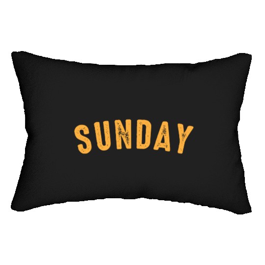 Sunday Vibes Relaxed Comfort Casual Weekend Lumbar Pillows