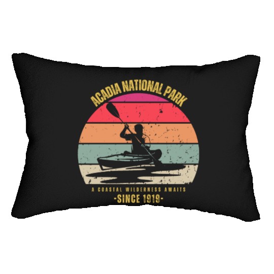 A Coastal Wilderness Awaits - Acadia 1919 Lumbar Pillows
