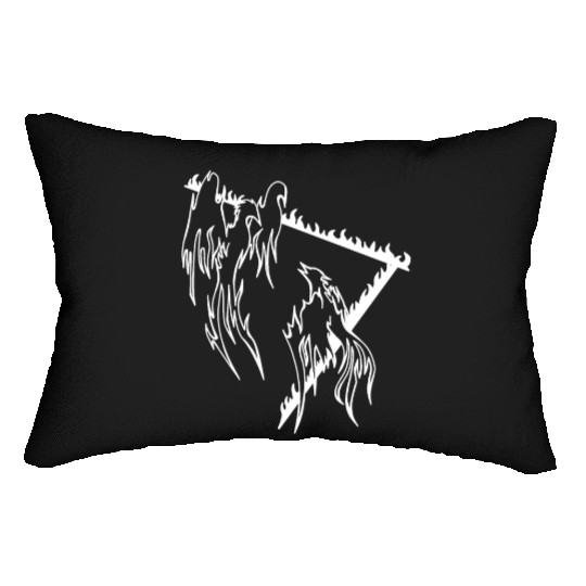 Phoenix bird Lumbar Pillows