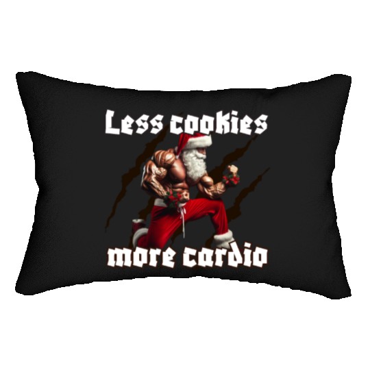 Muscle Santa Lumbar Pillows – Christmas Workout Apparel