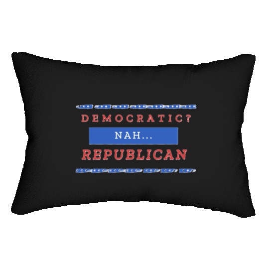US election: Vote for Republican Edition Lumbar Pillows