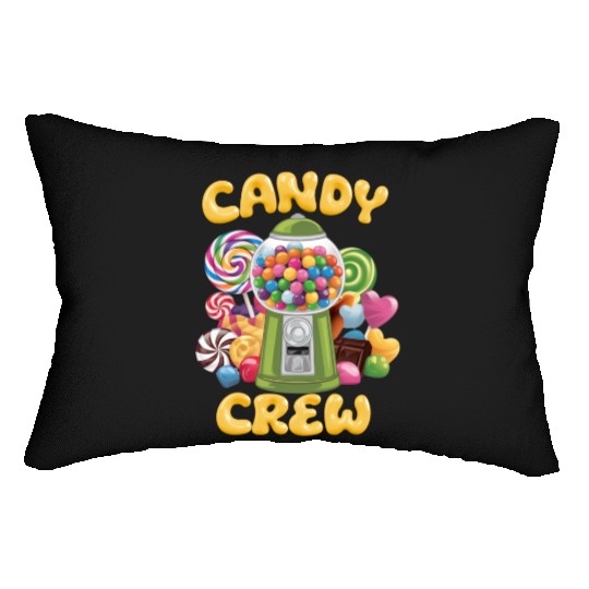 Candy Security Crew Lollipop Gummy Sweet Birthday Lumbar Pillows