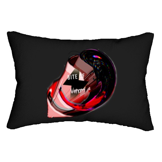Bite of venom by Astronaut Lumbar Pillows