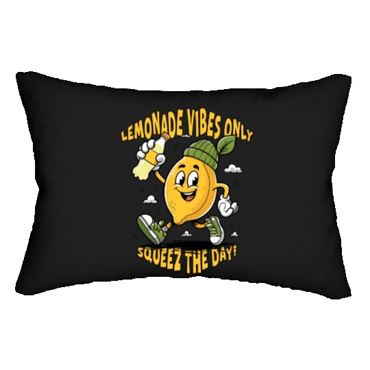 Lemonade Vibes Only Lumbar Pillows