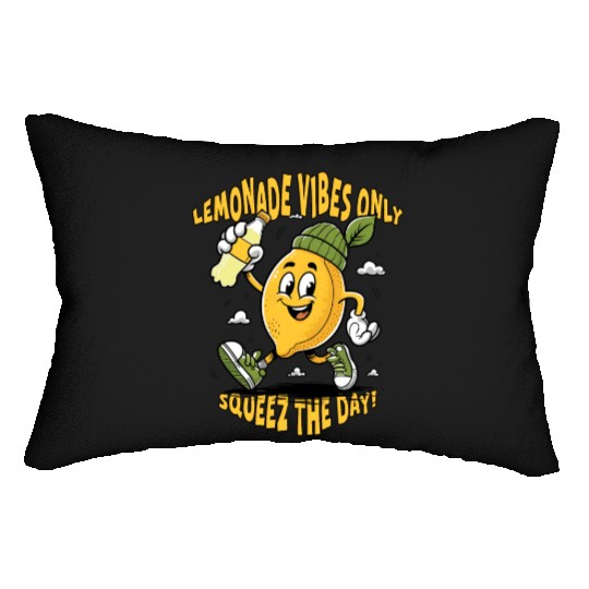 Lemonade Vibes Only Lumbar Pillows