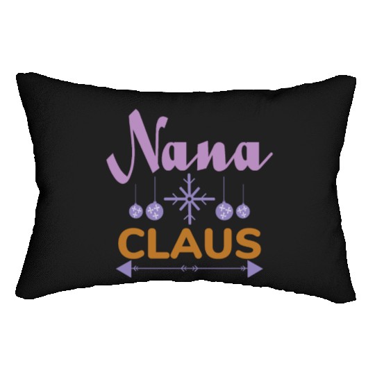 Nana Claus Lumbar Pillows