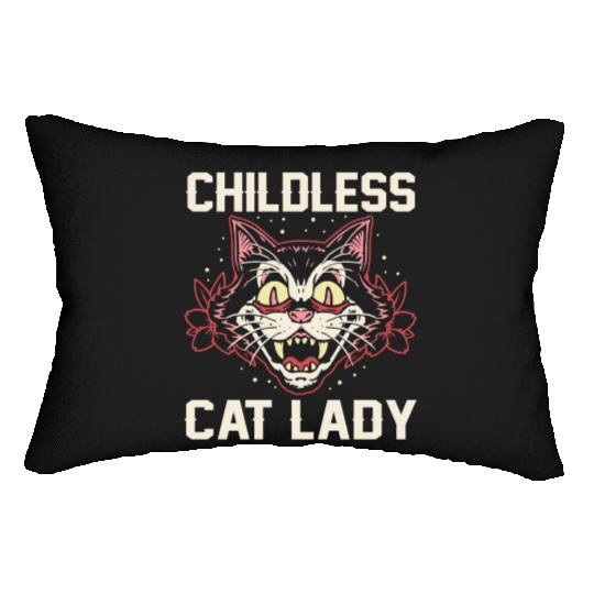 Childless Cat Lady Lumbar Pillows