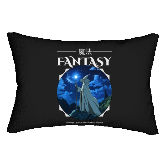 Magic Fantasy Wizard Lumbar Pillows