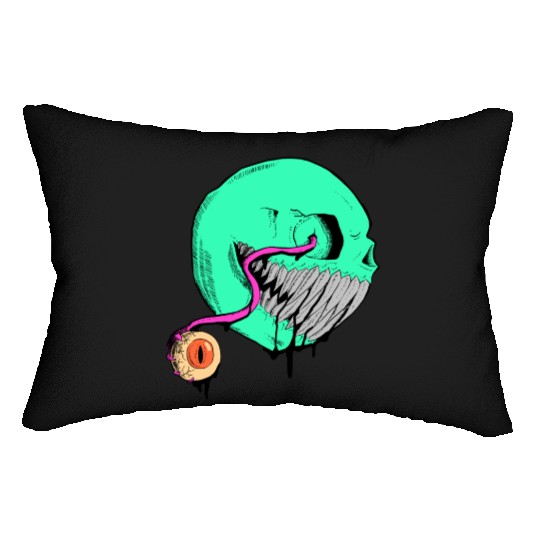 Cringe Zombie Pac Man Lumbar Pillows