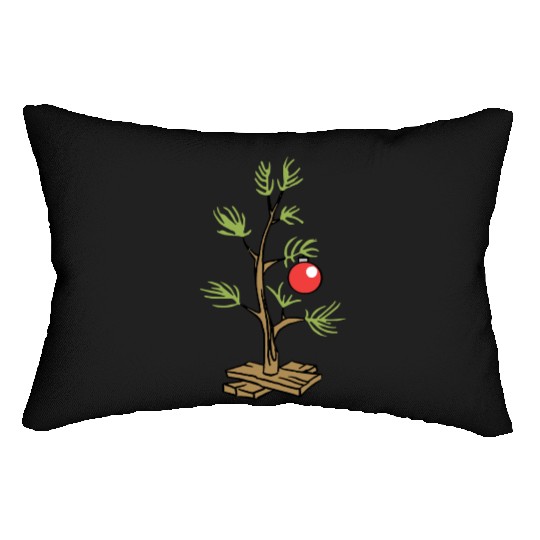 Funny Christmas Tree Peanuts Christmas Lumbar Pillows