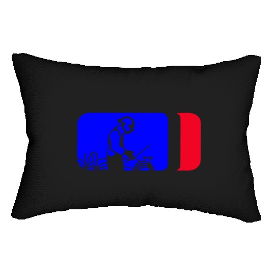 Major League Welder Sticker – Welding Logo Style D Lumbar Pillows