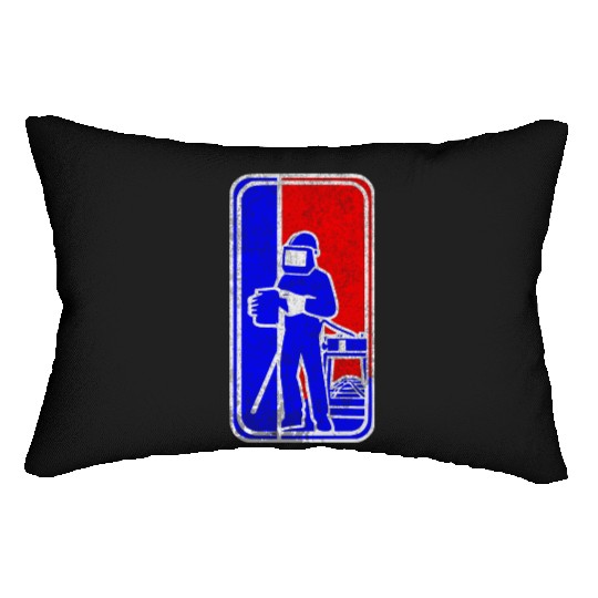 Major League Welder Sticker – Iconic Welder Life D Lumbar Pillows