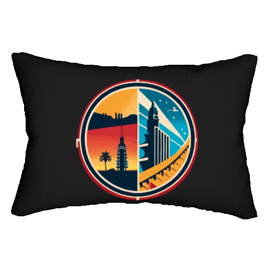 Los Angeles Lumbar Pillows