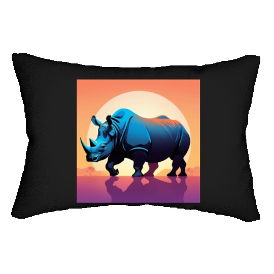 Rhinoceros - 01 Lumbar Pillows